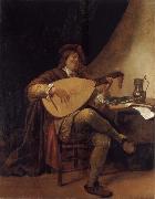 Jan Steen Self-Portrait as a lutenist oil on canvas